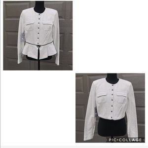 NWT CAbi Love by Carol Anderson B/W Jacket Size 6